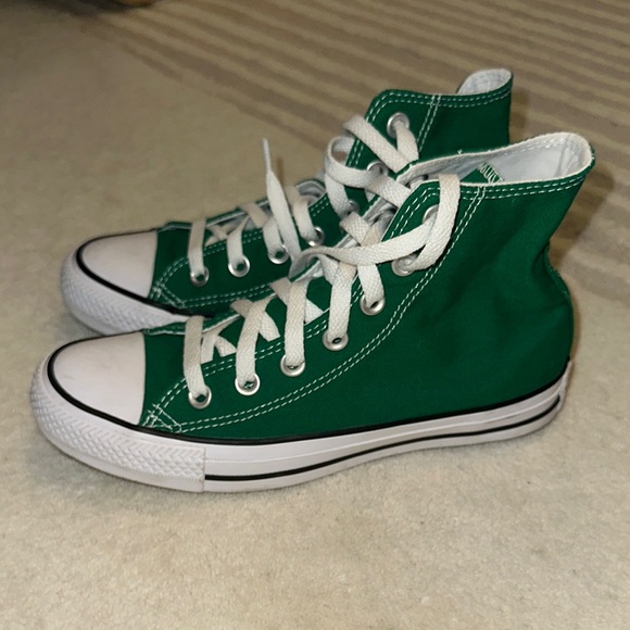 Converse All Star Green High Top Sneakers - Picture 4 of 4